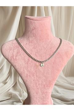 Paslanmaz Çelik Zarif Şık Sevgililere Ve Arkadaşlara Özel Harfli Kolye Kişiye Özel