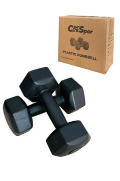 Ckspor 3kg X 2 Adet 6 Kg Dambıl Seti, Dumbell Set Dumbell 2x3 Kg Siyah