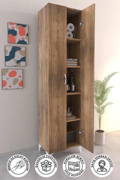 5 Raflı Çok Amaçlı Mutfak Dolabı Kiler Banyo Balkon Erzak Dolabı