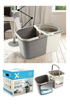 Döner Başlıklı Mop Double Temizlik Seti 19 Lt