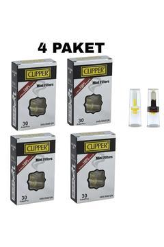 Sigara ağızlığı clipper sigara süzgeci 4 paket 30lu ağızlık