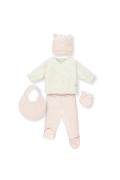 ORGANİK İNTERLOK 5Lİ ZIBIN SETİ(ORGANİC PURE TEDDY)Z849