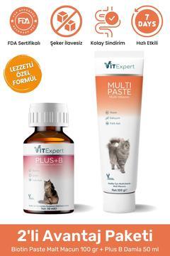 2'li Set Bağışıklık Güçlendirici Damla + Malt Tüm Kediler İçin Bağışıklık Destekleyici Özel Paket