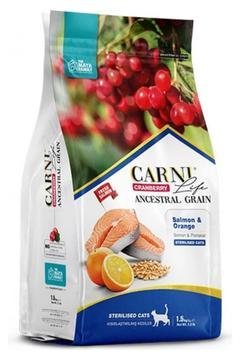 Carni Life Cranberry Somon ve Portakallı Kısırlaştırılmış Kedi Maması 10 kg