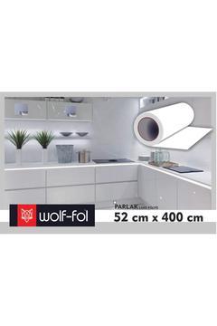 Dolap Kaplama Folyosu Parlak Beyaz 52cmx4mt Lake Görünüm Kendinden Yapışkanlı Folyo