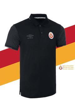Orijinal Lisanslı Polo Yaka Siyah Spor T-Shirt