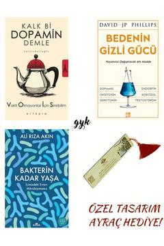 Kalk Bi Dopamin Demle-Bedenin Gizli Gücü-Bakterin Kadar Yaşa 3'lü SET (AYRAÇ HEDİYELİ!)
