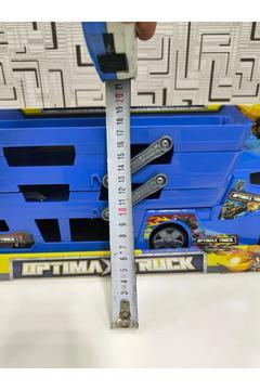 3 Katlı Optimax truck Araç Taşıyıcı Tırı - Araba Fırlatıcı Cars Transporter Tır Oyun Seti