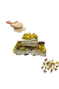 Antep Fıstıklı Tahinli Baklava Lokum 250 Gr