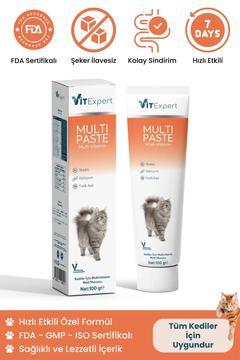 Multi Paste Tüm Kediler Için Multi Vitamin Bağışıklık Ve Tüy Sağlığı Destekleyici Malt Macun 100 Gr
