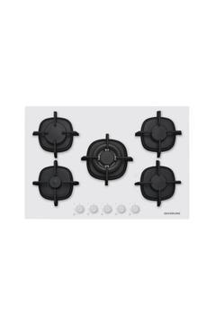 Cs5426w01 Beyaz Ankastre Cam Ocak Döküm Izgara