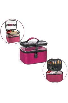 Makyaj Çantası Makyaj Bavulu Şeffaf Çanta Profesyonel Seyahat Seti Cantasi Valiz Makyaj Çantası