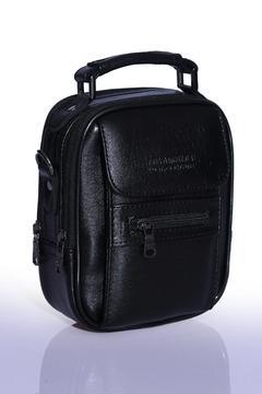 Lp-8001 Çelik Kasalı Telefon Bölmeli Erkek El Ve Omuz Çantası Siyah