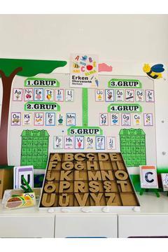 Ahşap Boyama Alfabe Seti