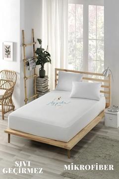 120x200 Sıvı Geçirmez Alez-mikro Fitted-tek Kişilik-bir Buçuk-su-yatak Koruyucu