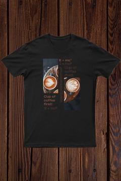 Cup of Coffee Baskılı Oversize T-shirt