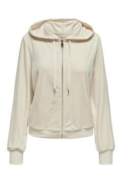 ONLREBEL L/S ZIP STRING HOOD CC SWT FERMUARLI KADIN SWEAT