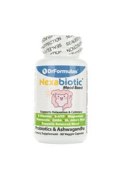 Formulas Mood Boost Probiotics & Ashwagan.dhaa, Nexabiotic 60 Capsules