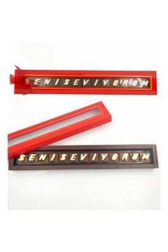 Sütlü Harf Çikolata Hediyelik Seni Seviyorum 82 Gr