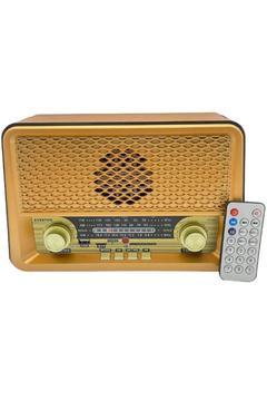Büyük Boy Rt-826 Bluetooth-usb-sd-fm Kumandalı Nostaljik Radyo Müzik Kutusu
