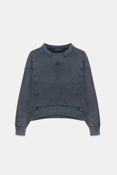 %100 Pamuk Temel Penye Sweatshirt