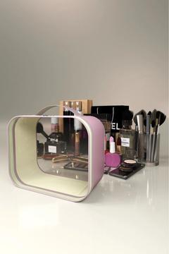 Kadın Şeffaf Makyaj Çantası Kozmetik Seyahat Seti Organizeri Makyaj Malzemeleri Düzenleyici