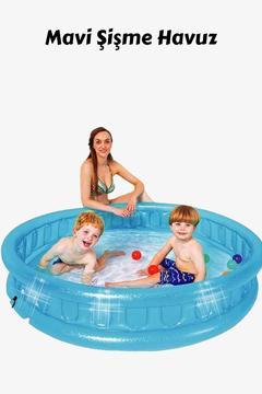 Sunset Mavi 188x46 Cm Çocuk Bebek Havuzu - Şişme Çocuk Bebek Havuzu