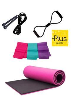 PİLATES Set 10mm Minder 3 Adet Direnç Lastiği 1 Adet Atlama Ipi 1 Adet Direnç Aerobik Lastik