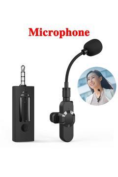 3.5mm Jack Kablosuz Yaka Mikrofonu Bilgisayar/Telefon/Tablet/Hoparlör/Camera Uyumlu Ayarlanabilir