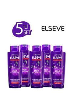 5'li Turunculaşma Karşıtı Mor Şampuan 200 ml Seti