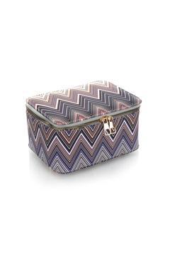 Zigzag Makyaj Çantası Makyaj Malzeme Çantası