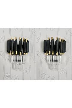 Himalaya Şarjlı Pilli Aplik Gold Borulu Siyah Metal Aplik -2 Adet- Şarjlı Pil ,ampul,kablo Dahil