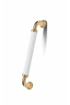 Melis 160mm Beyaz-altın Metal Lüks Çekmece Dolap Mobilya Kulpları Tüm Renk Seçenekleriyle