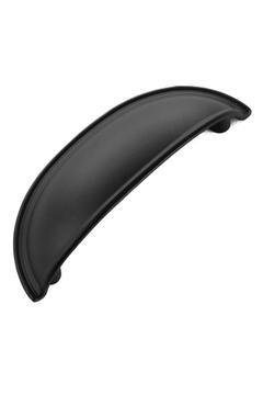 Midye Siyah 64 Mm Kulp Lüks Country Mutfak Mobilya Dolap Çekmece Kulpu