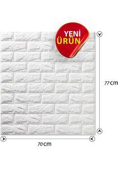 1 Adet 3d Kendinden Yapışkanlı Duvar Kağıdı Su Geçirmez Köpük Yatak Oturma Odası Tv Odası Ev Dekor
