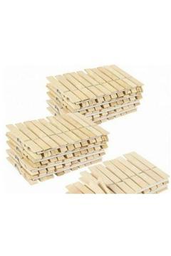 144 Adet Sağlam Çamaşır Asmak İçin Ahşap Mandal İz Bırakmayan Ahşap Mandal