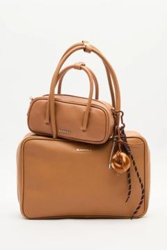 MİNİ BOWLING ÇANTA CAMEL