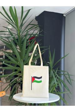 Filistin Bayraklı Hambez Omuz Çantası
