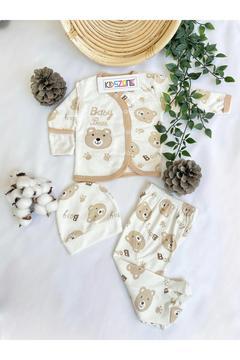 Yenidoğan 3'lü Bebek Takım Kız-Erkek Bebek Takım Alt Üst