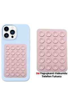 Silikon Vakumlu Telefon Tutucu, Cep Telefonu için Silikon Yapışkanlı, Kaymaz Vantuz Telefon Tutucu