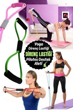 Yoga Bandı Ergonomik Taşıması Kolay Omuz Boyun Esnetme Direnci Döngüsü Kamburluk Giderici Egzersiz