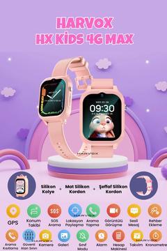 HX Kids 4G Max Sim Kartlı Gps Akıllı Çocuk Saati Konum Takibi Görüntülü Konuşma 4G Destekli