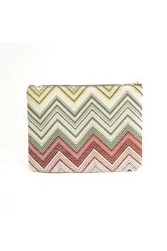 Zigzag Clutch Çanta