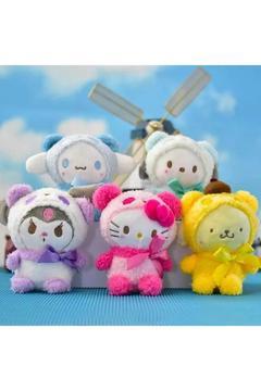 sanrio kawaii kuromi my melody cinnamoroll hello kitty peluş anahtarlık yumuşacık sevimli hediyelik