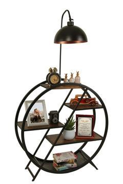 Plüton Ceviz Lambader Metal Başlıklı