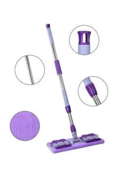 Pratik Cam, Fayans, Duvar ve Yüzey Temizleyici Mikrofiber Mandallı Mop, Paspas