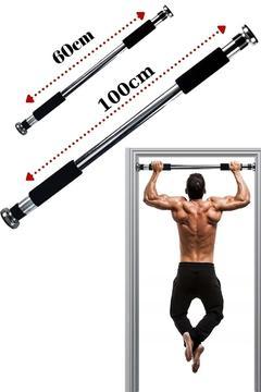 60-100 Cm Koridor Kapı Barfiksi Barfix Aleti Mekik Şınav Çubuğu Çekme Barı Demiri Bar