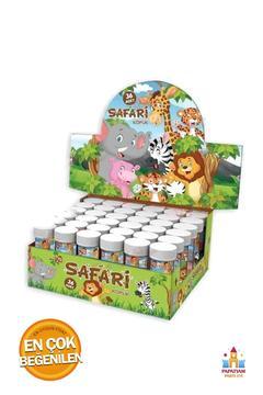 Safari Temalı Sevimli Hayvanlar Köpük Balon - 1 Adet, Eğlenceli Parti Malzemesi