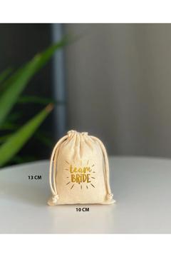 10 Adet Bride Baskılı Bez Kese