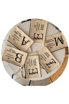 Bez Çanta Dünyası Harf Baskılı El Çantası